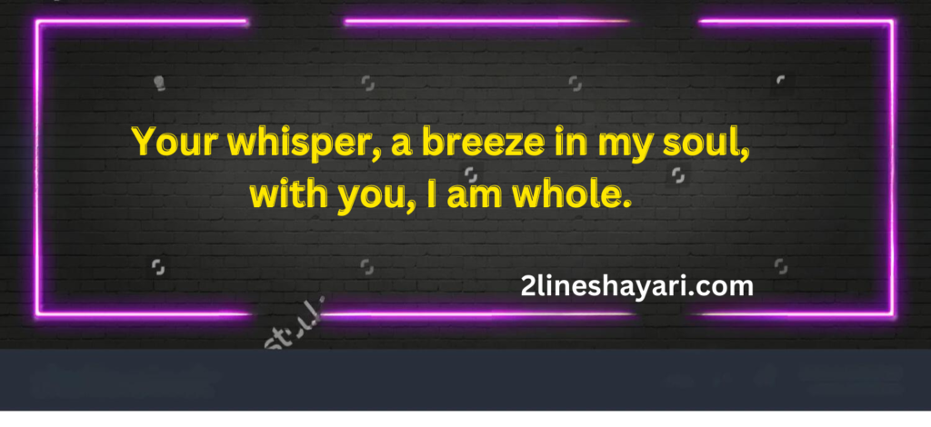 2 Line Love Shayari in Hindi English