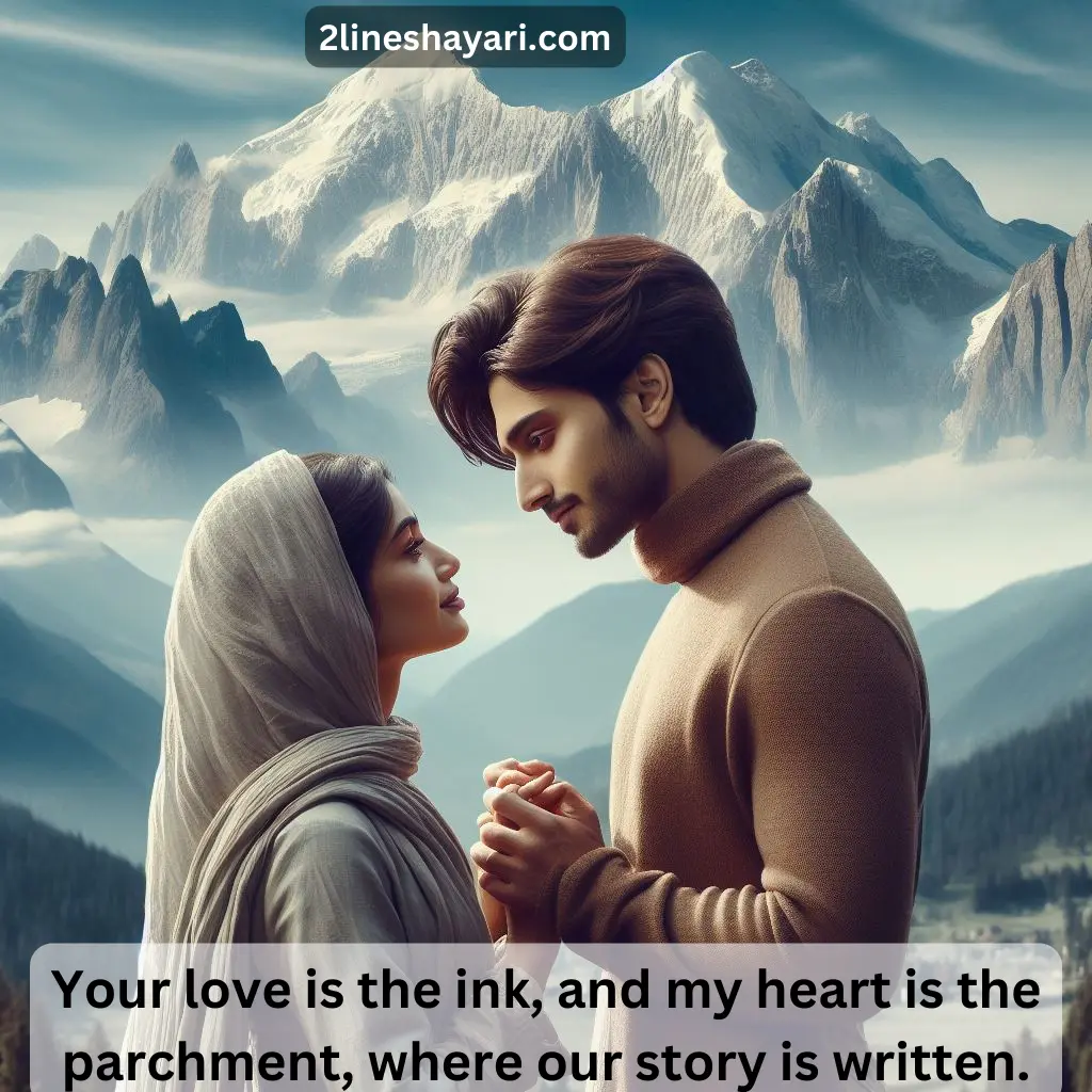 2 Line Love Shayari in English for Boyfriend - Unspoken Bonds