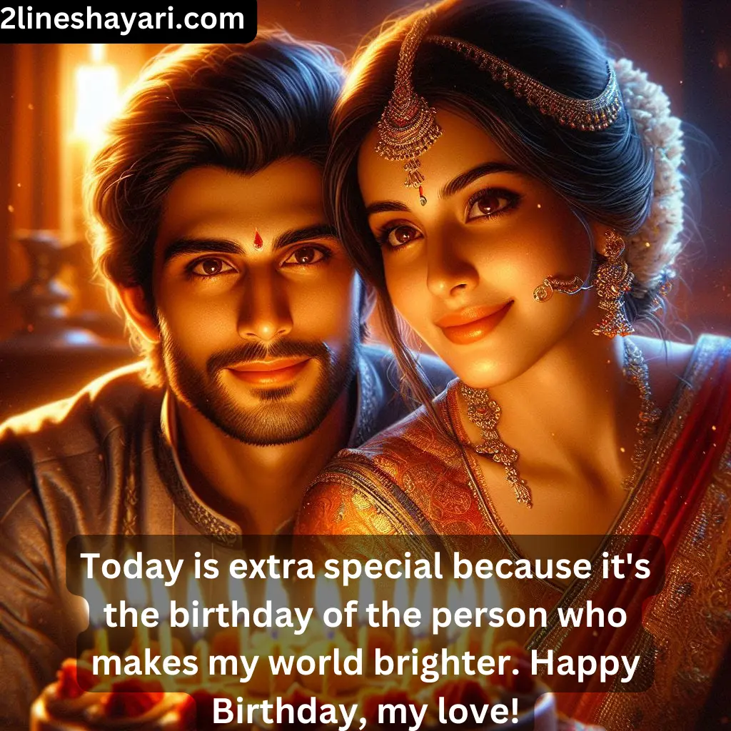 Happy Birthday Shayari in English 2 line