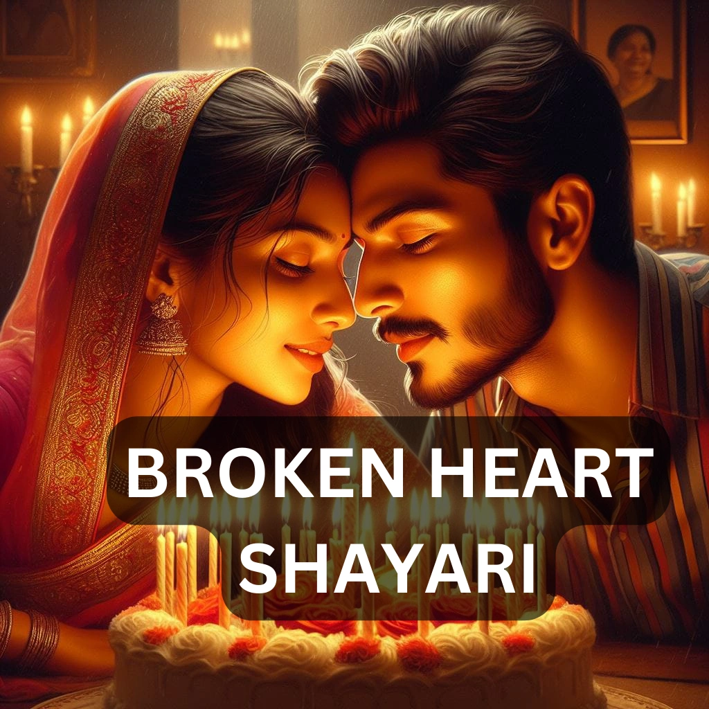 Broken heart shayari 2 lines in hindi