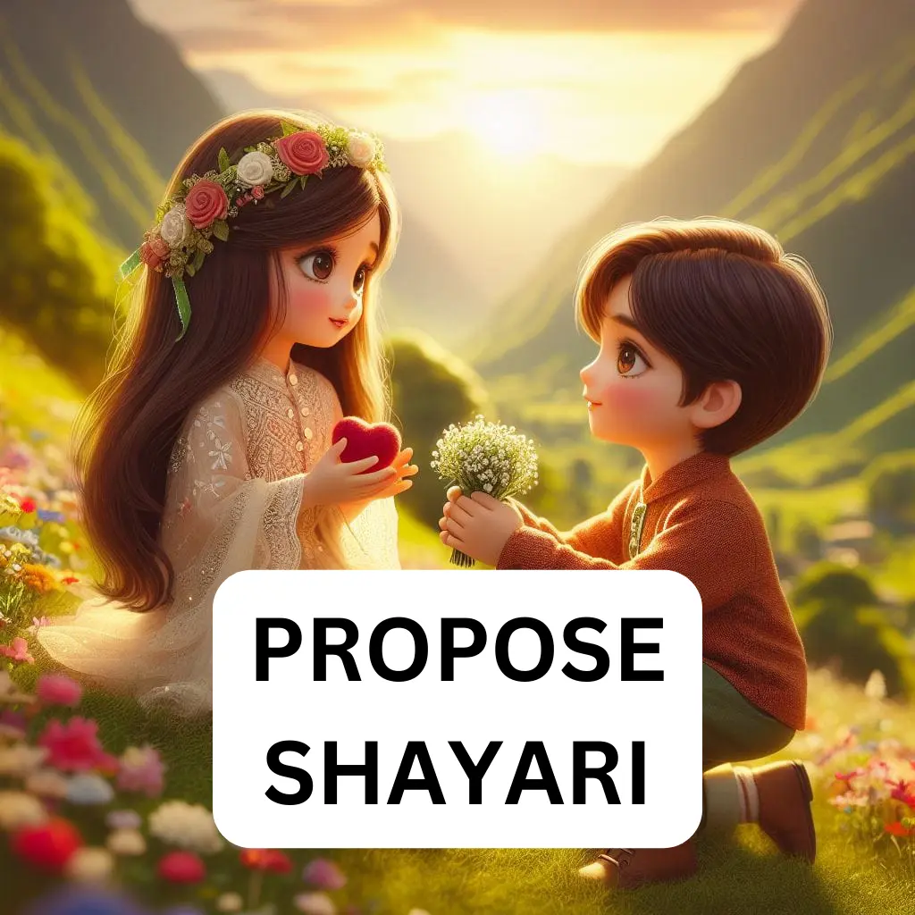 2 line Propose Shayari in English