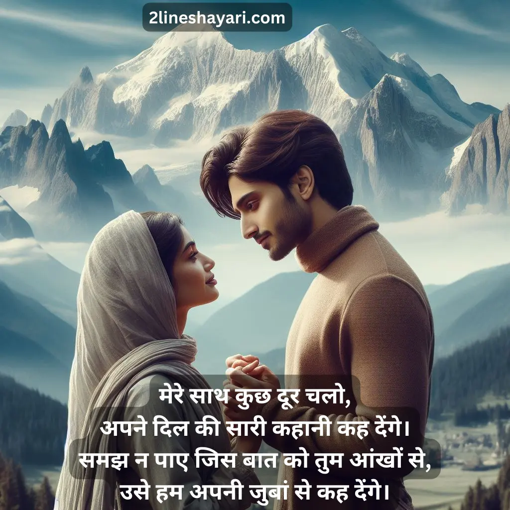 2 line propose shayari in hindi and english