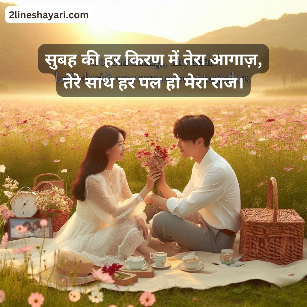 good morning shayari 2 line