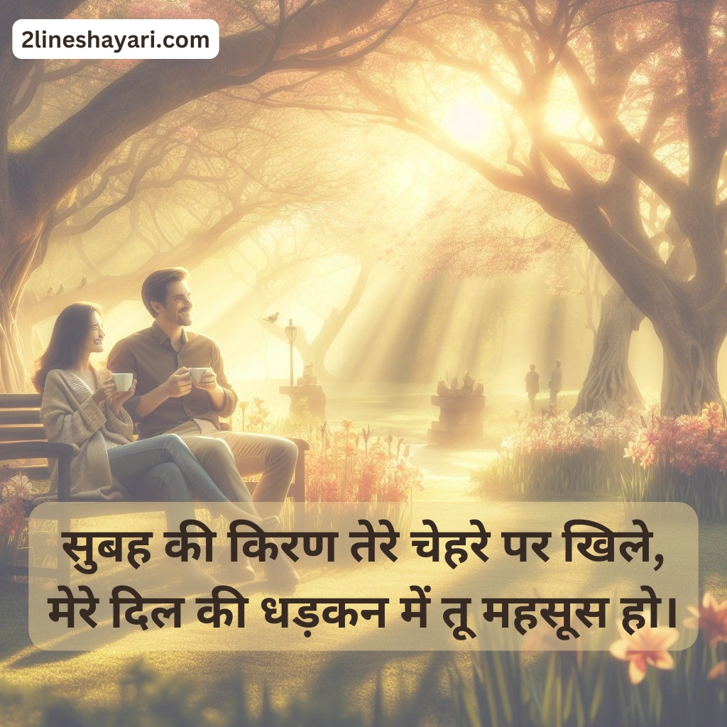 good morning shayari 2 line