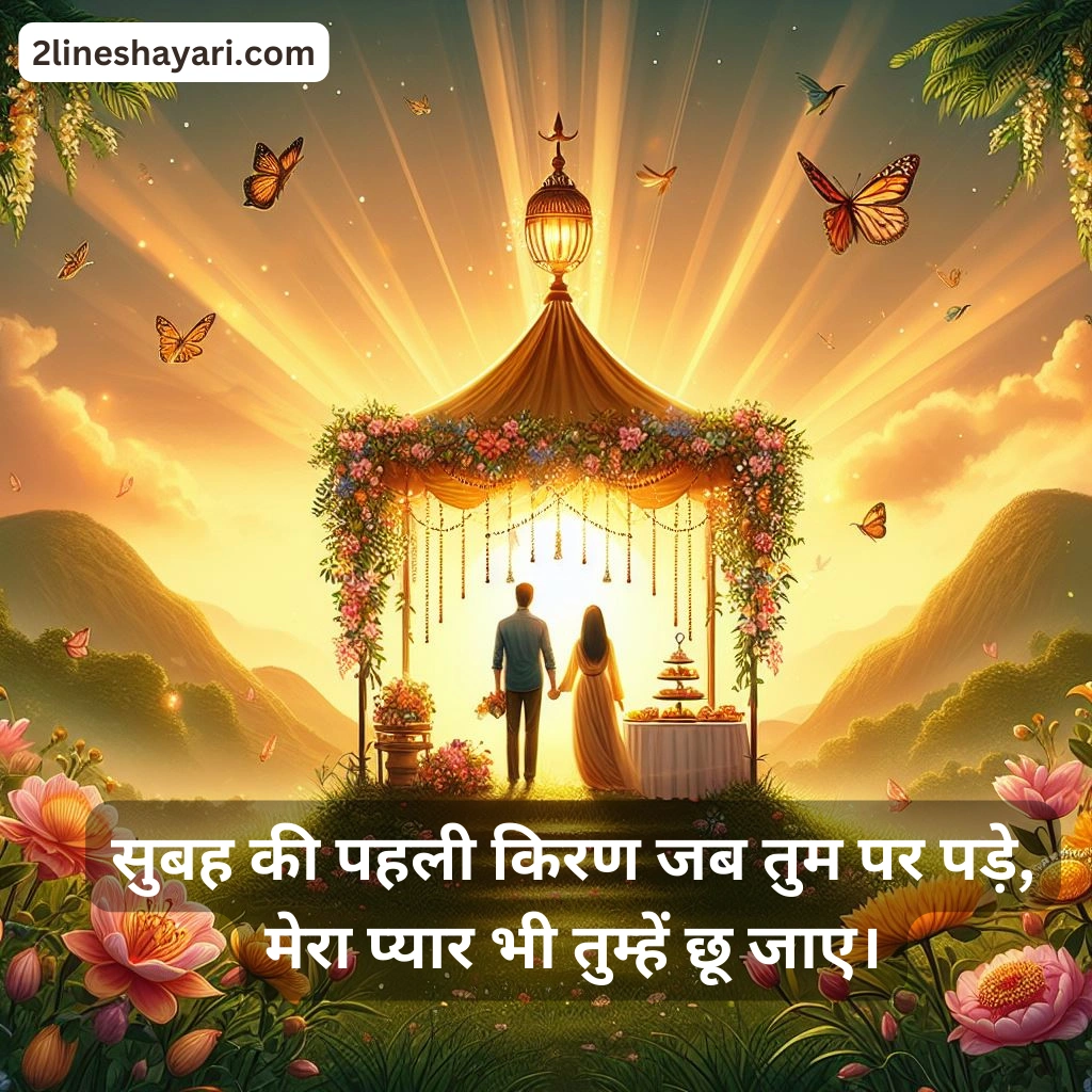 good morning shayari 2 line