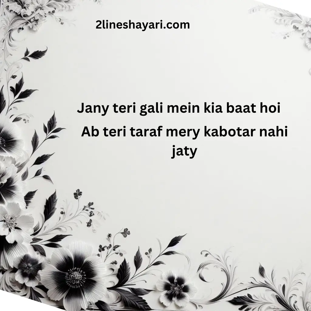 gali shayari 2 line